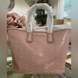 Jodie Small Logo Jacquard Tote Bag
